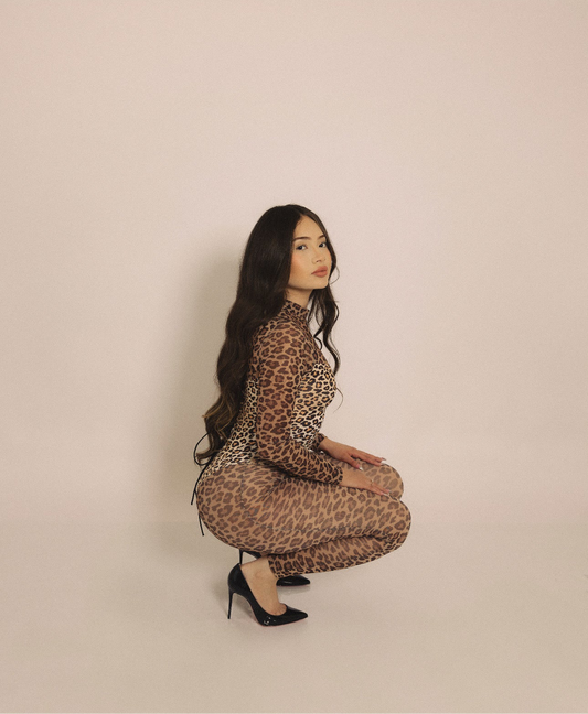 Cheetah Print Jumpsuit